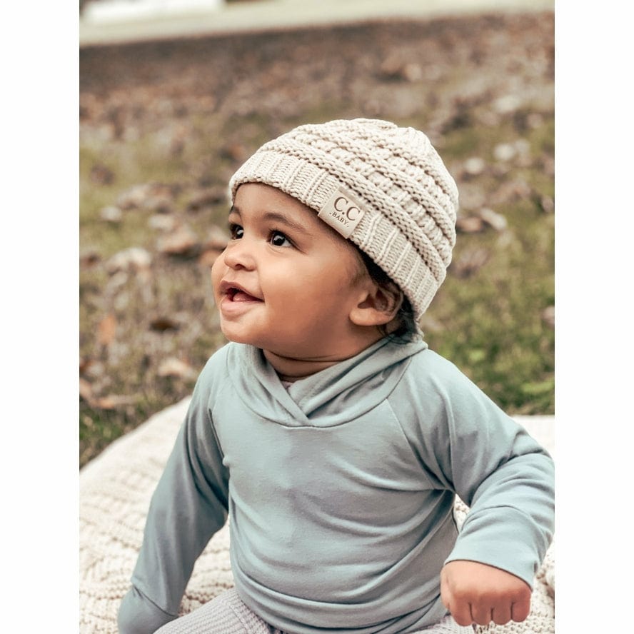 C.C Beanie C.C Beanie Baby Solid CC Beanie in Pale Pink - Little Miss Muffin Children & Home