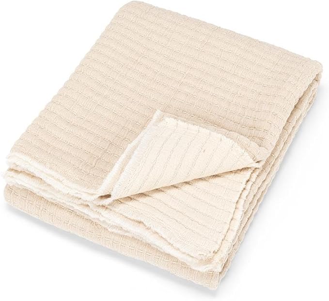 Abbott Abbott Overstitch Throw in Beige - Little Miss Muffin Children & Home