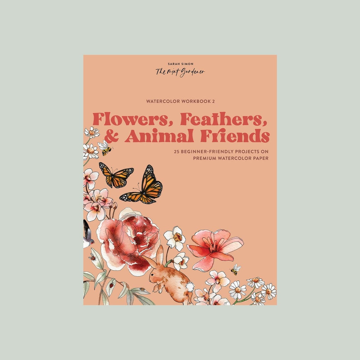 Paige Tate & Co Watercolor Workbook 2: Flowers, Feathers, & Animal Friends - Little Miss Muffin Children & Home