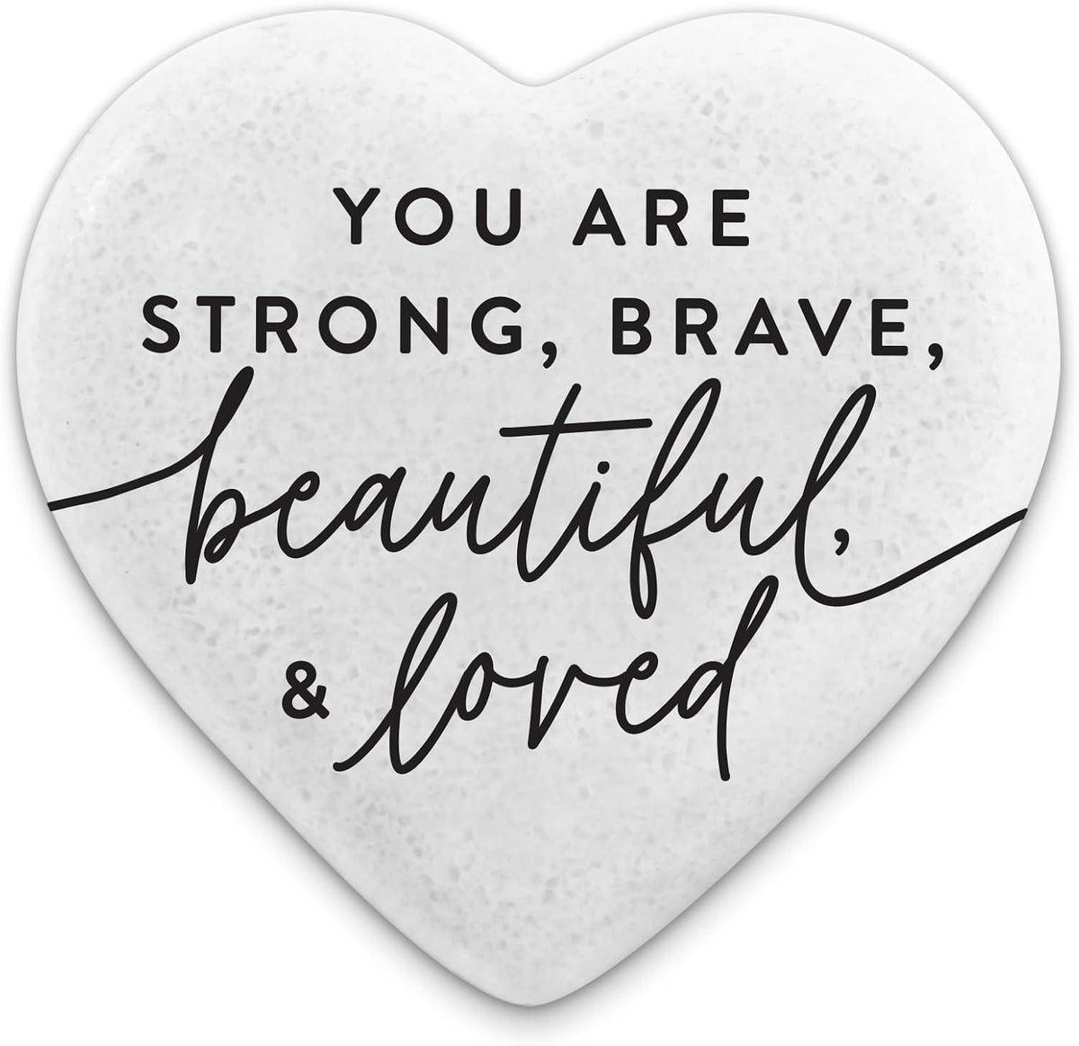 Dicksons Kindness Heart Stone with You are Strong Brave Beautiful Loved - Little Miss Muffin Children & Home