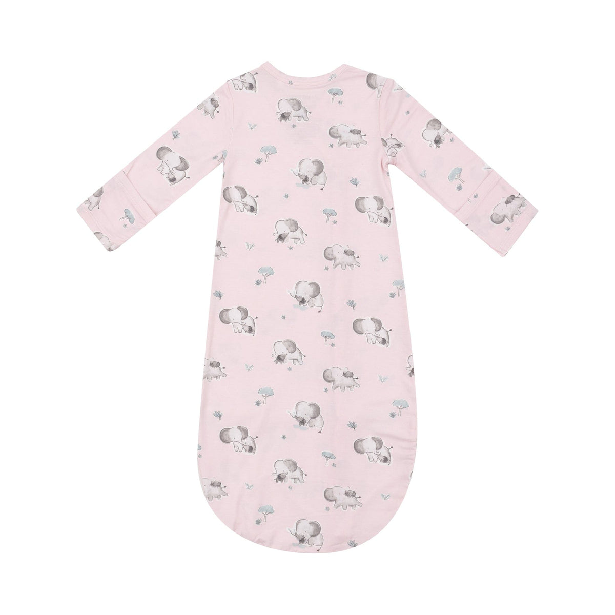 Angel Dear Angel Dear Gray Elephants Pink Bundle Gown - Little Miss Muffin Children & Home