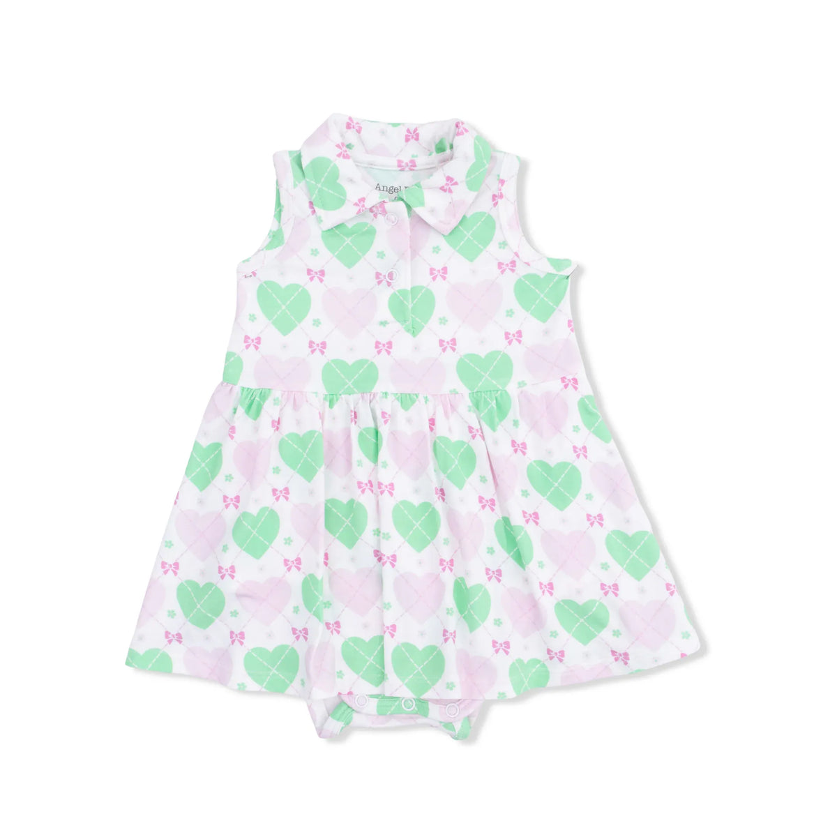 Angel Dear Heart Argyle Polo Tennis Dress - Little Miss Muffin Children & Home