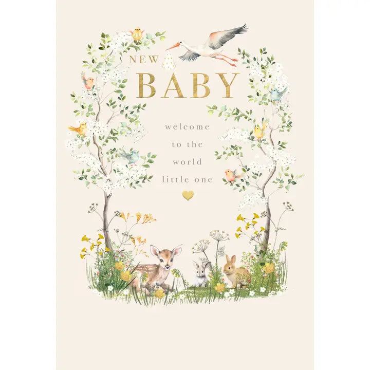 New Baby Forest Greeting Card Abacus