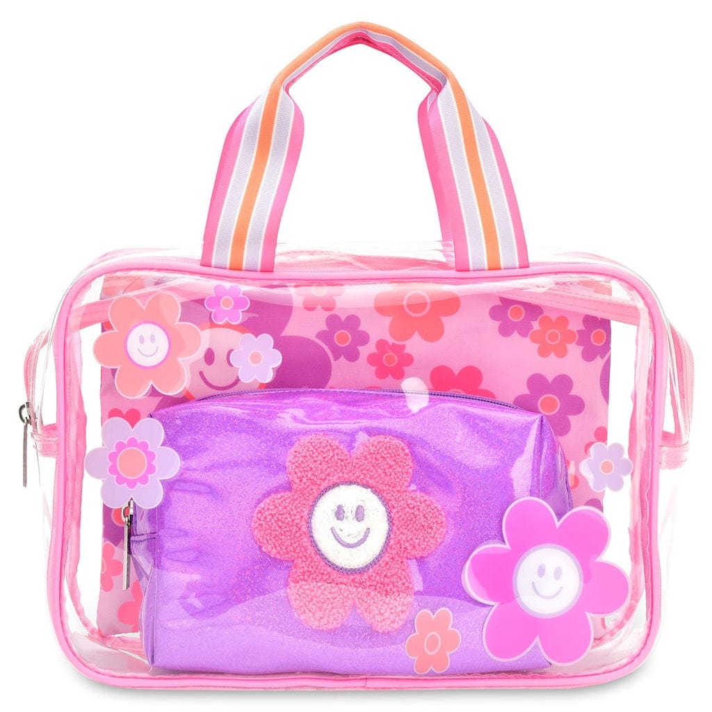 iScream iScream Groovy Smiles Cosmetic Bag Trio - Little Miss Muffin Children & Home