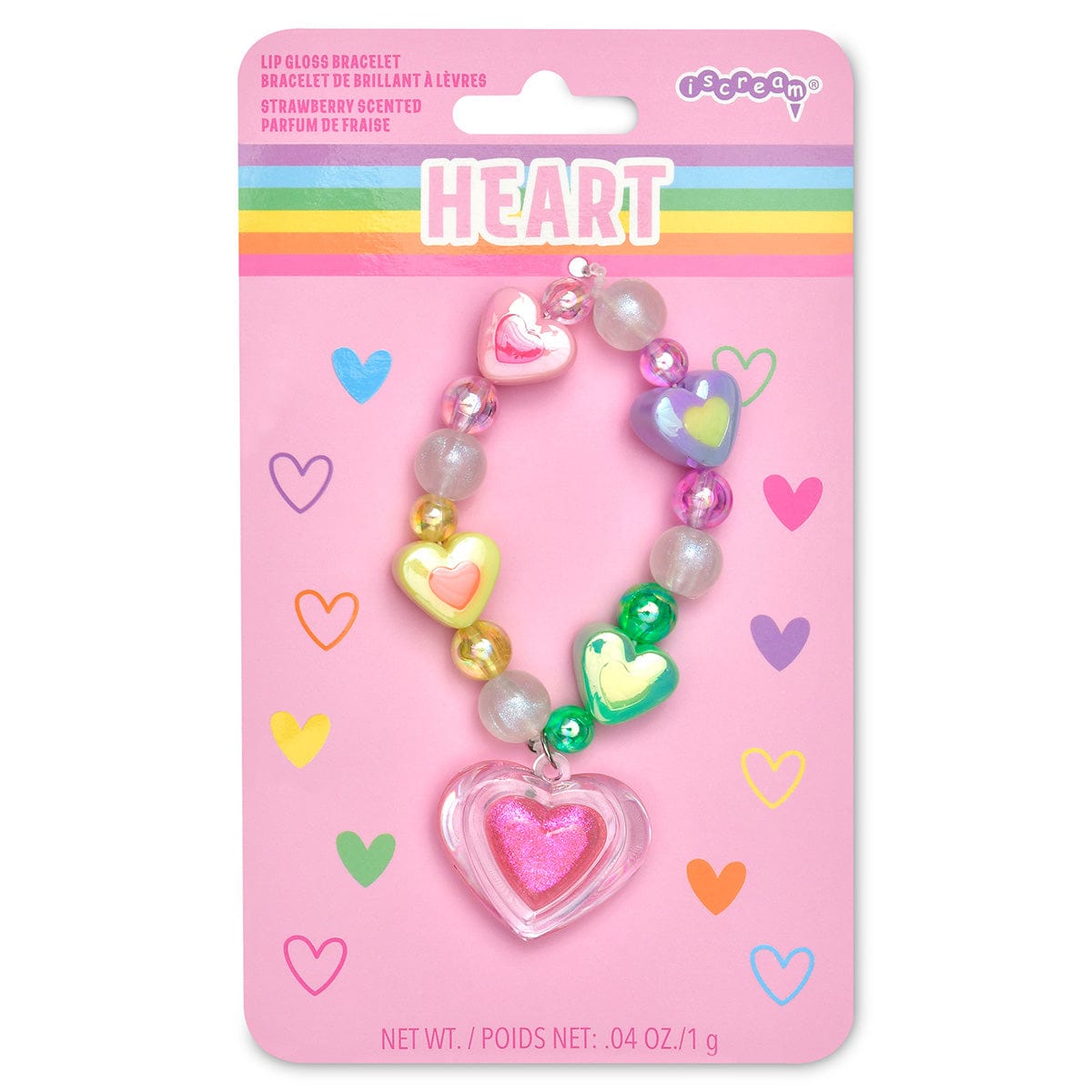 iScream Heart Lip Gloss Bracelet - Little Miss Muffin Children & Home