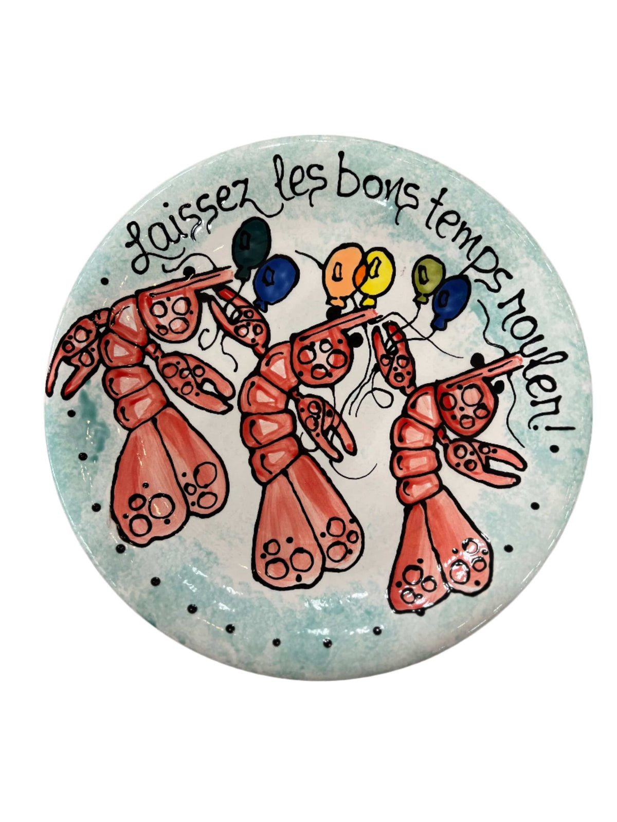 Jan Salzer Art Jan Salzer Crawfish Cake Plate - Little Miss Muffin Children & Home