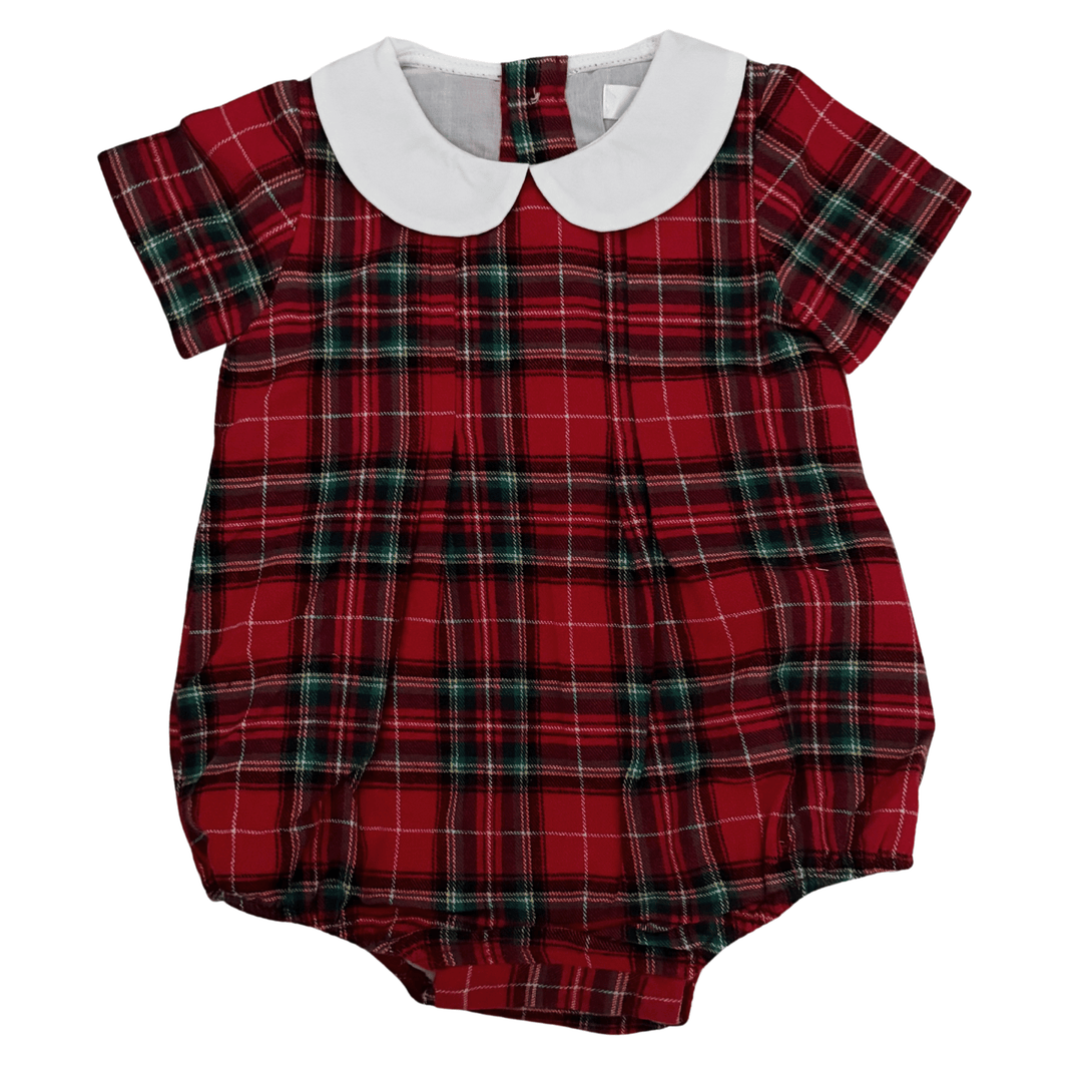 Noah Red Plaid Bubble