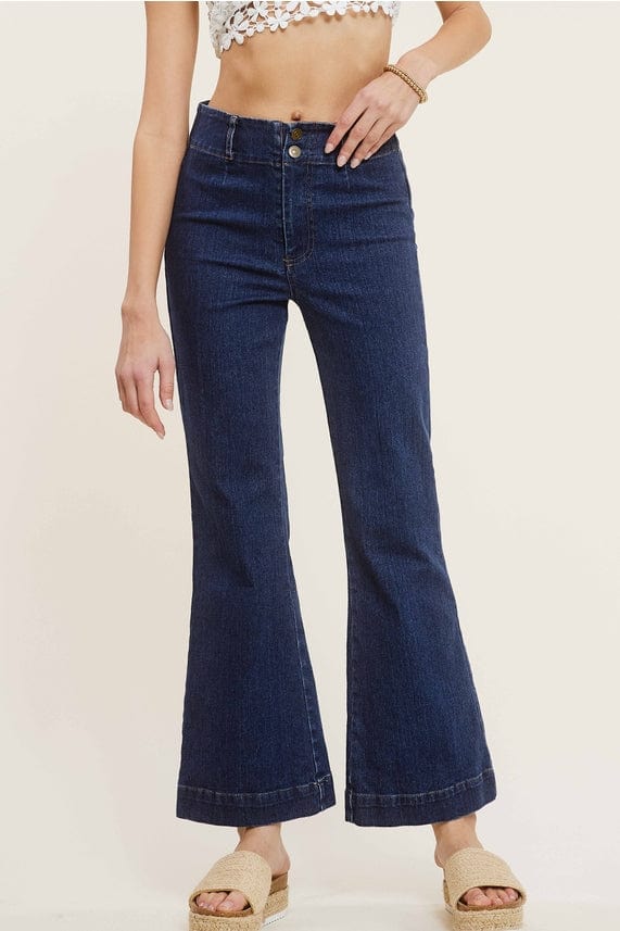 La Miel La Miel Soft Washed All Season Stretchy Two Button Pants - Little Miss Muffin Children & Home