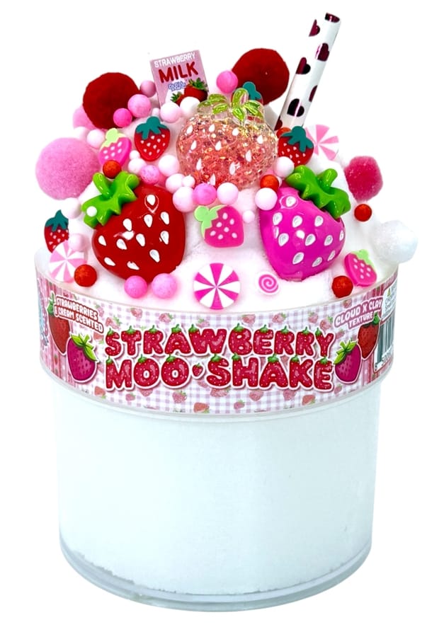 Scented Slime by Amy LLC Strawberry Moo-Shake Slime - Little Miss Muffin Children & Home