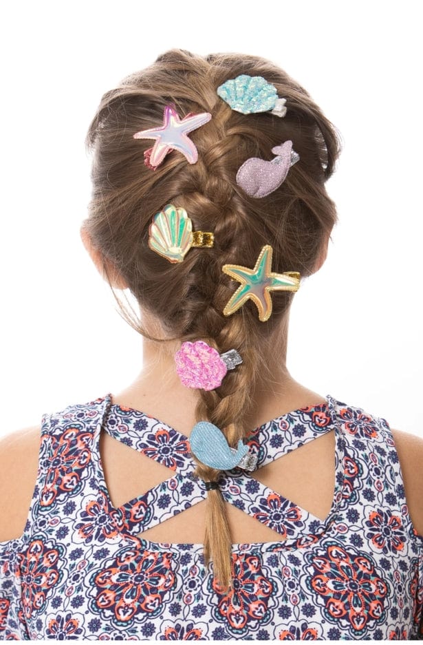 Bows Arts Bows Arts HSTC10 Holographic Starfish Clip - Little Miss Muffin Children & Home