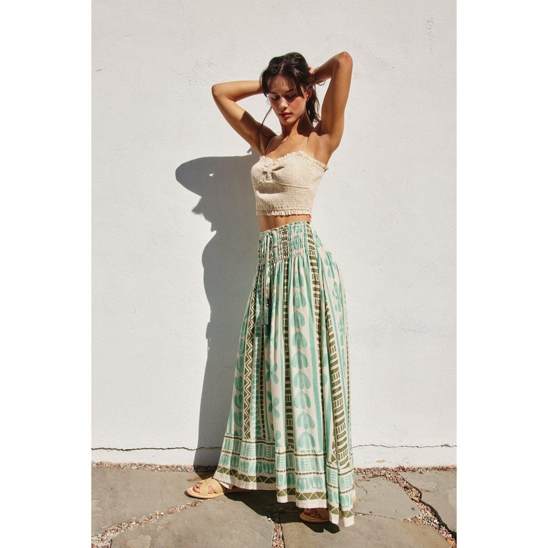Dress Forum Island Time Smocked Waist Maxi Skirt - Little Miss Muffin Children & Home