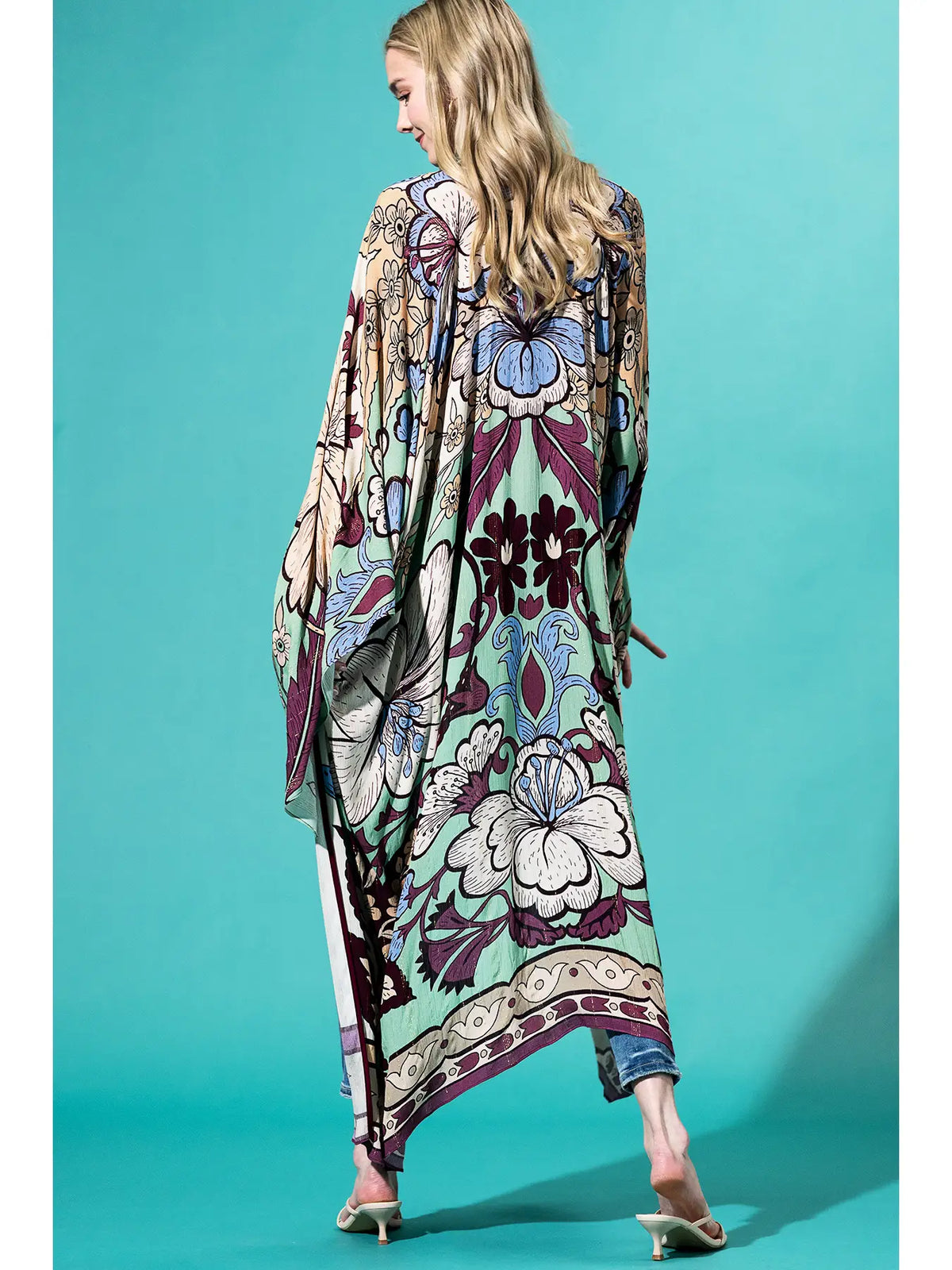Blushing Garden Kimono