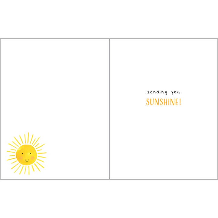Smiling Sun Thinking of You Greeting Card