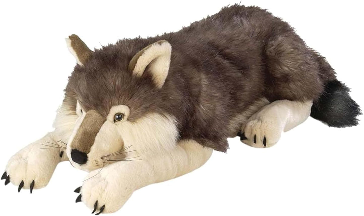Wild Republic Cuddlekins Jumbo Wolf Plush
