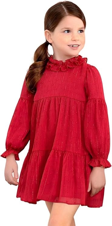 Abel & Lula Abel & Lula Plumeti Chiffon Dress - Little Miss Muffin Children & Home