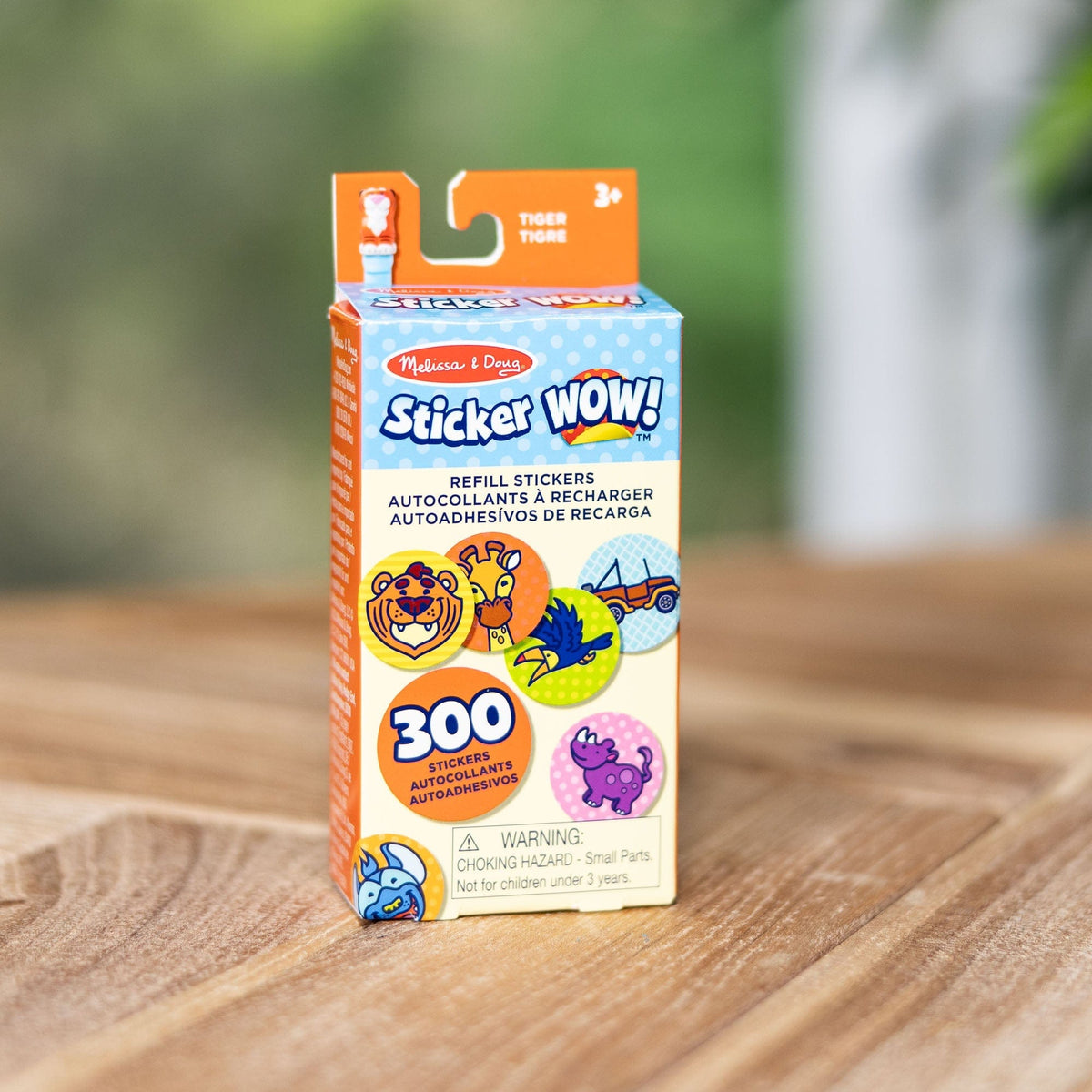 Melissa & Doug Melissa & Doug Sticker WOW!® Refill Stickers – Tiger (Stickers Only, 300+) - Little Miss Muffin Children & Home