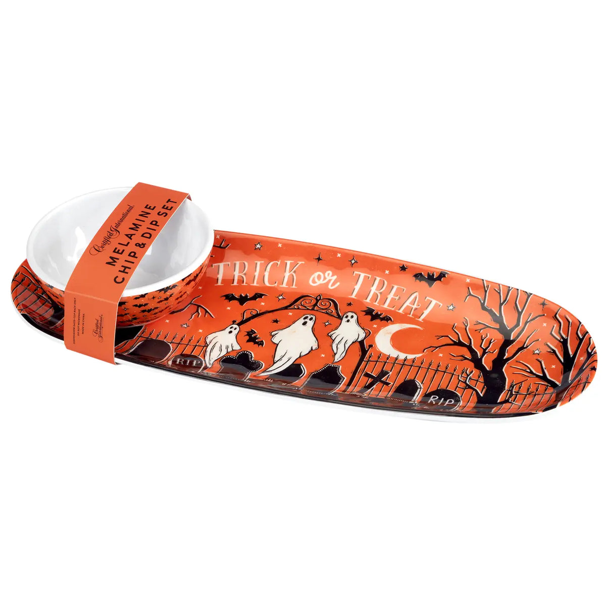Halloween Hocus Pocus Melamine Tray with Dipbowl