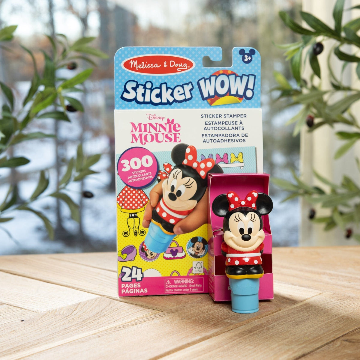 Melissa & Doug Melissa & Doug Sticker WOW! Minnie Activity Pad & Sticker Stamper - Little Miss Muffin Children & Home