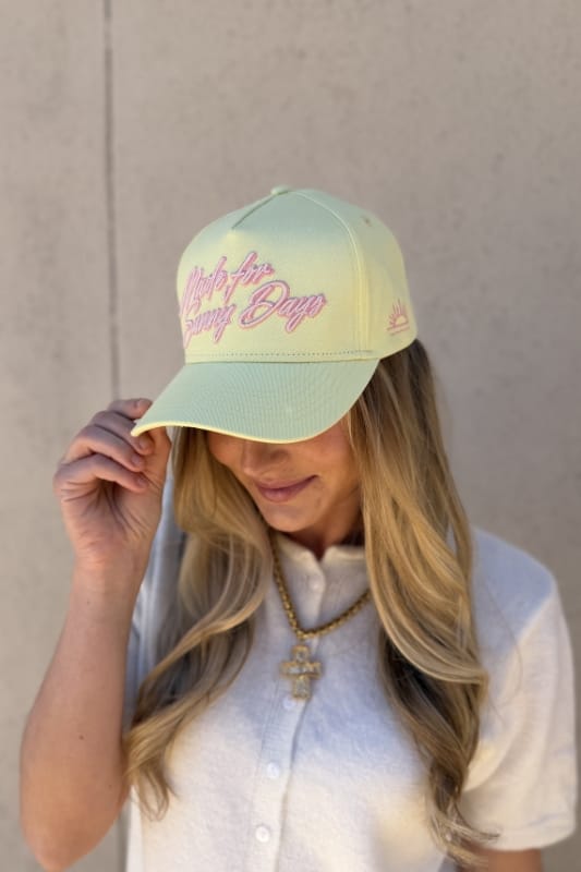 Social Statement Made For Sunny Days Trucker Hat - Little Miss Muffin Children & Home