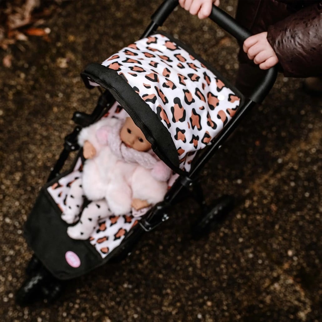 Gotz Gotz Little Tiger 3-Wheel Foldable Doll Stroller, Tiger Print - Little Miss Muffin Children & Home