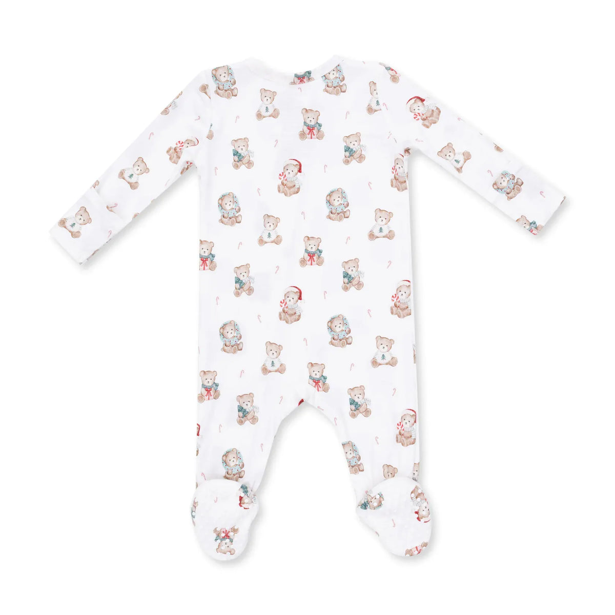 Angel Dear Christmas Teddy Bears Uni 2 Way Zipper Footie - Little Miss Muffin Children & Home