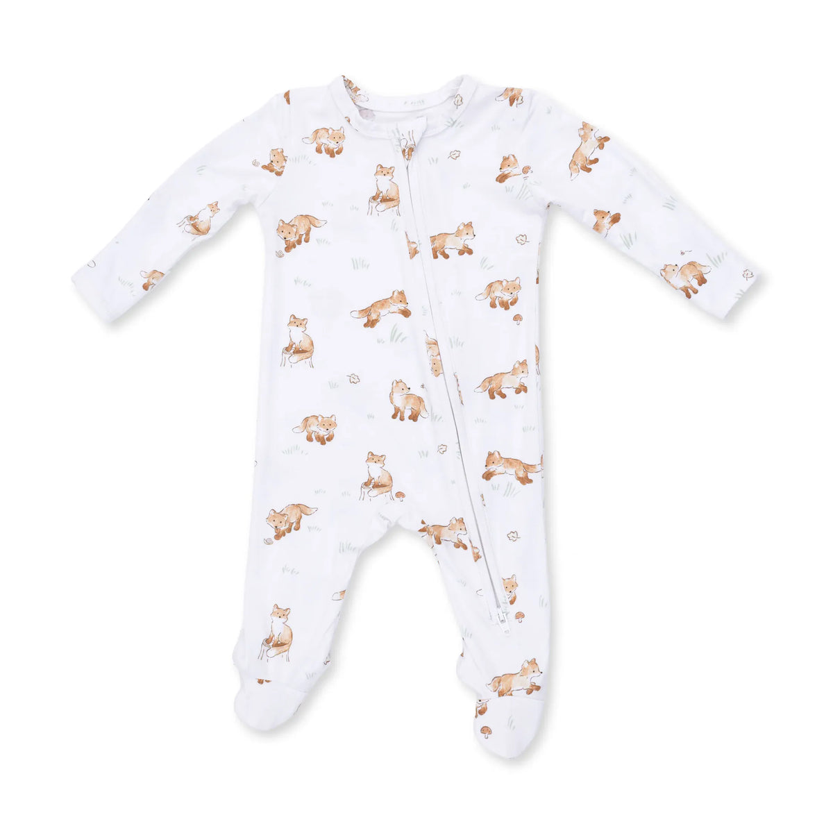 Angel Dear Little Explorer Fox 2 Way Zipper Footie - Little Miss Muffin Children & Home