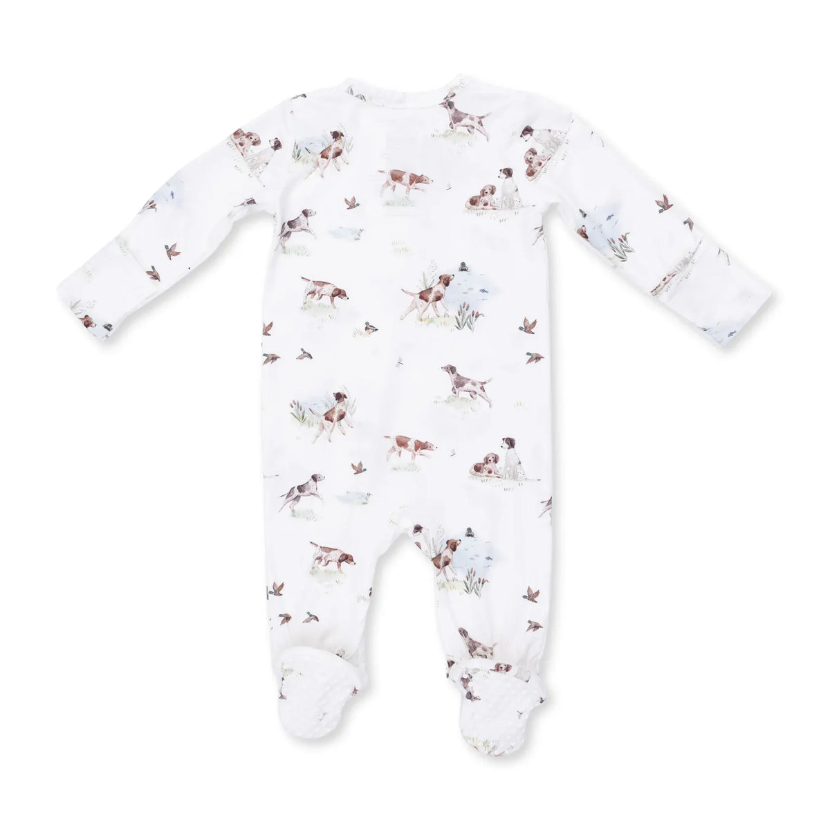 Angel Dear Pointer Pups and Duck Buddies 2 Way Zipper Footie - Little Miss Muffin Children & Home