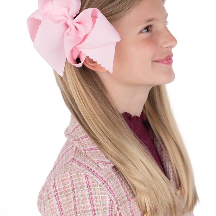 Bows Arts Bows Arts Scallop Edge Grosgrain Bow - Little Miss Muffin Children & Home
