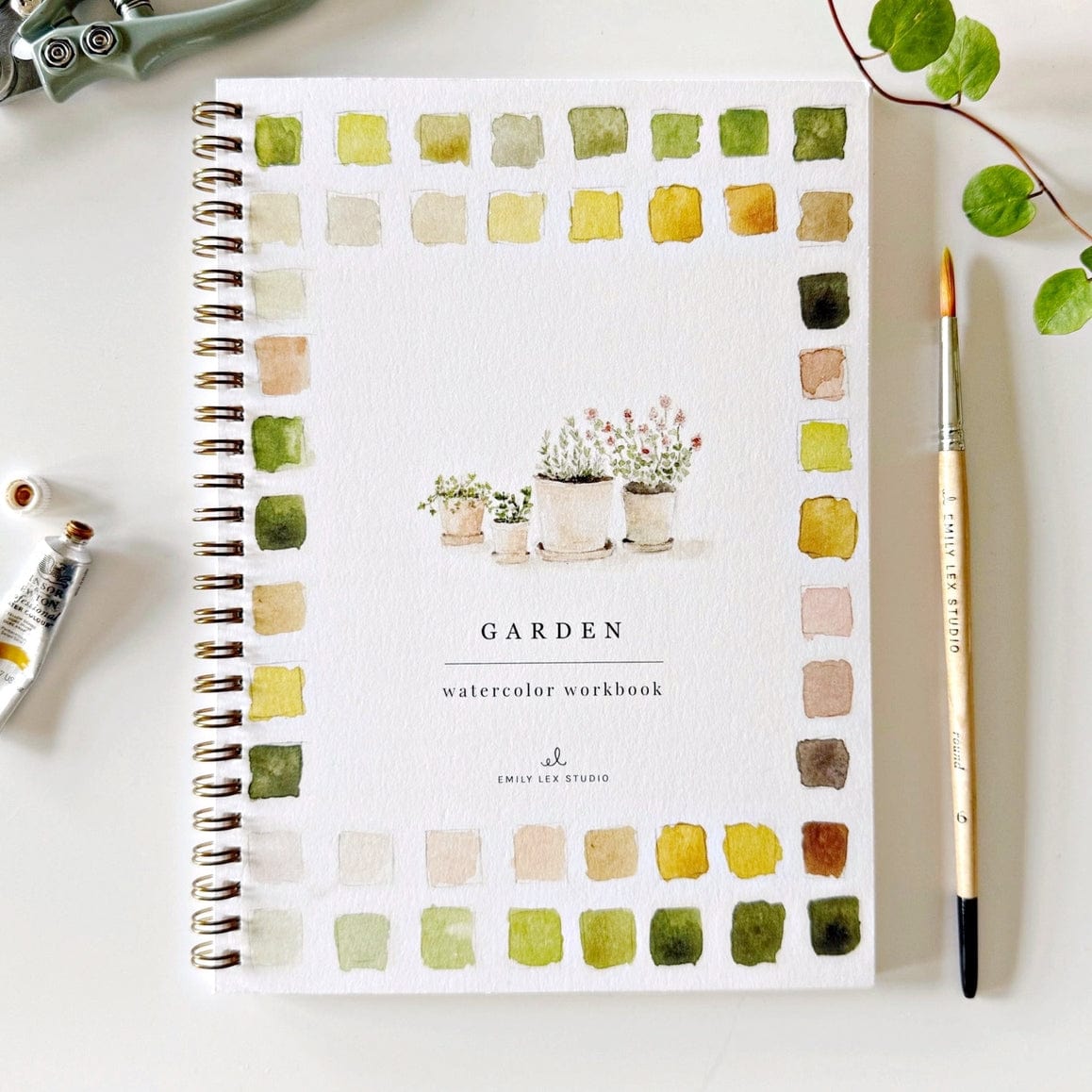 Emily Lex Studio Emily Lex Studio Garden Watercolor Workbook - Little Miss Muffin Children & Home