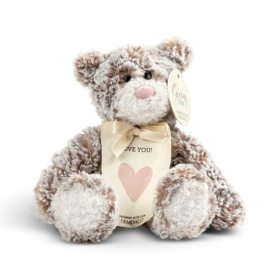 Demdaco Mini Giving Bear - Pink Heart - Little Miss Muffin Children & Home