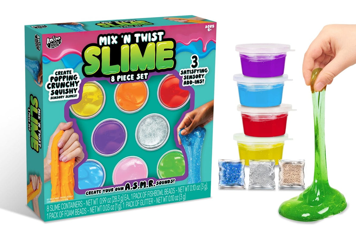 Anker Play Products Anker Play Products Mix n Twist Slime 8pc Kit - Little Miss Muffin Children & Home