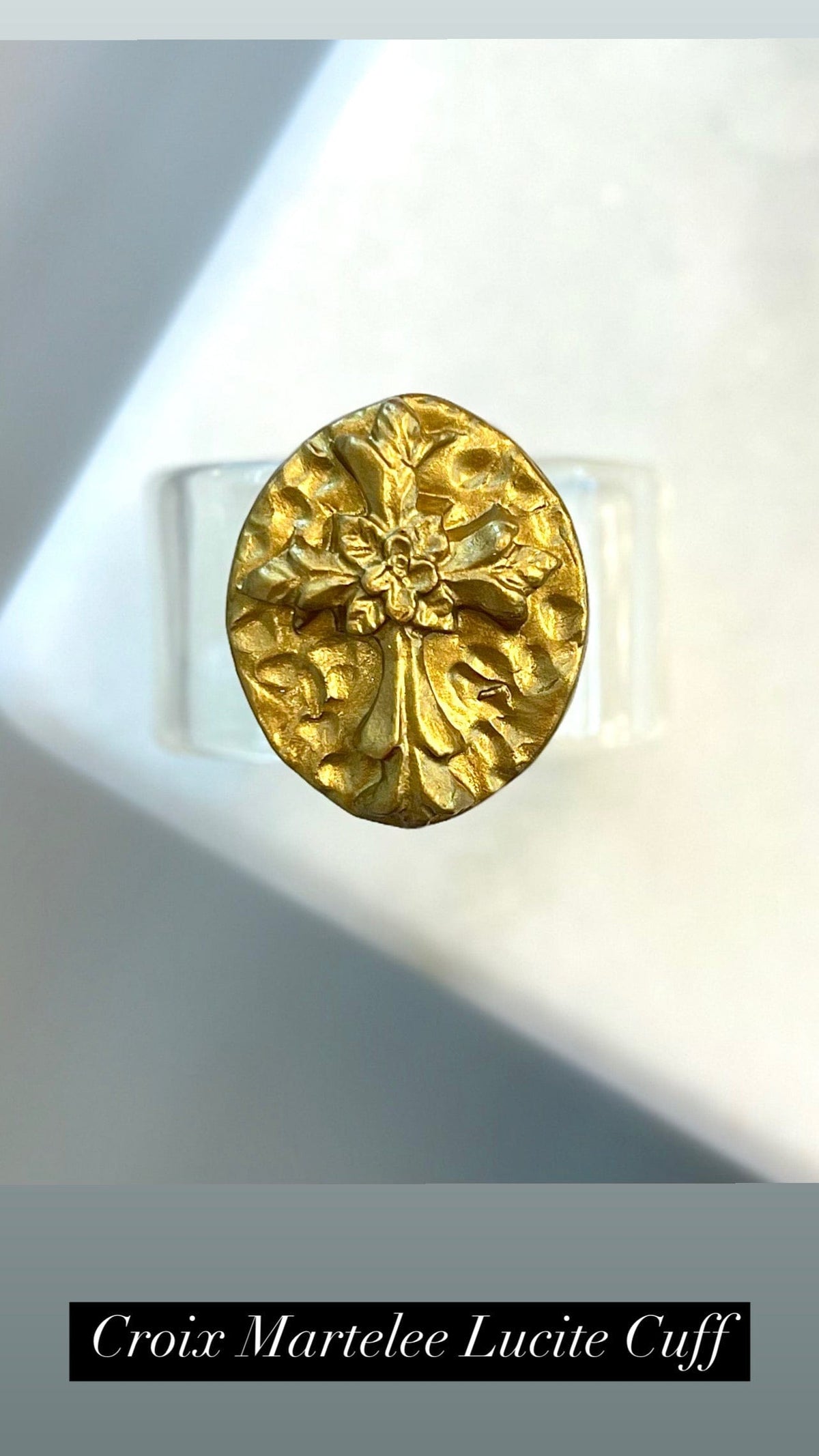 Carol Cassisa Carol Cassisa Croix Martalee Lucite Arm Cuff Gold - Little Miss Muffin Children & Home