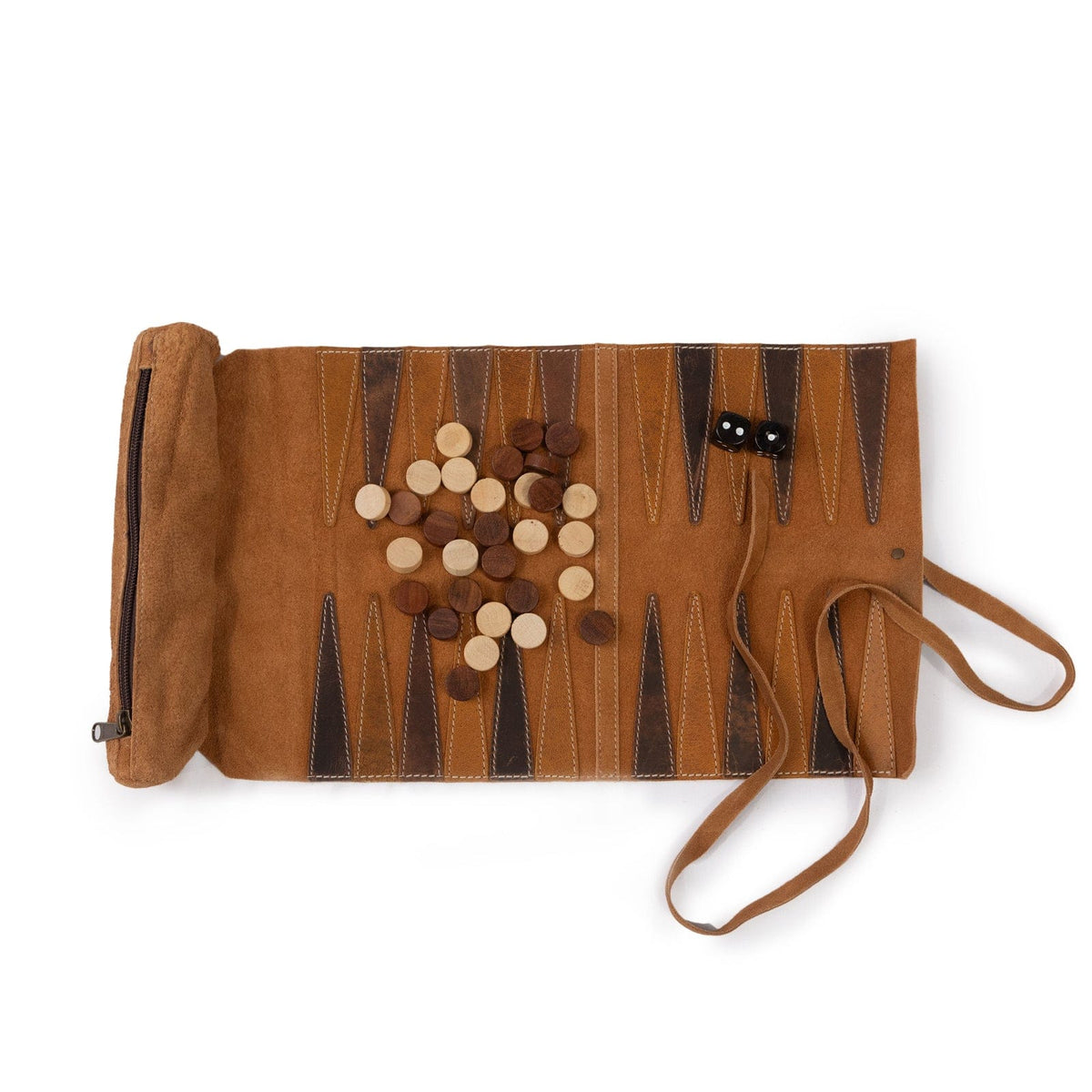 Sugarboo Leather & Suede Backgammon Game - Little Miss Muffin Children & Home