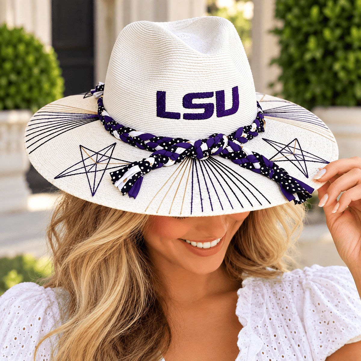 Primavera Collection Cowgirl GEAUX TIGERS Hat - Little Miss Muffin Children & Home