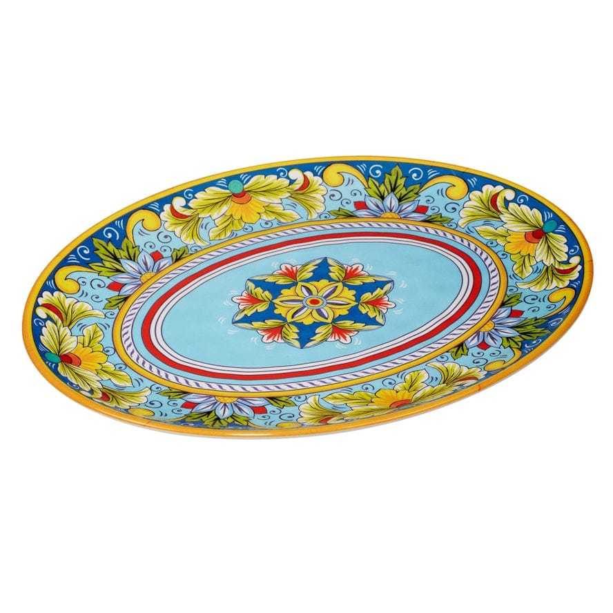 Certified International Certified International Palermo Melamine Oval Platter 18x13.5 - Little Miss Muffin Children & Home