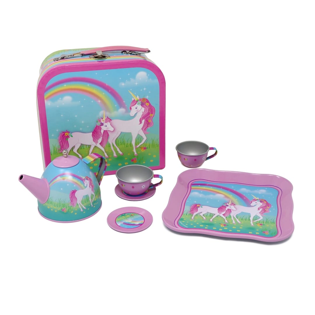 Pink Poppy Pink Poppy Stardust Unicorn Tea Set - Little Miss Muffin Children & Home