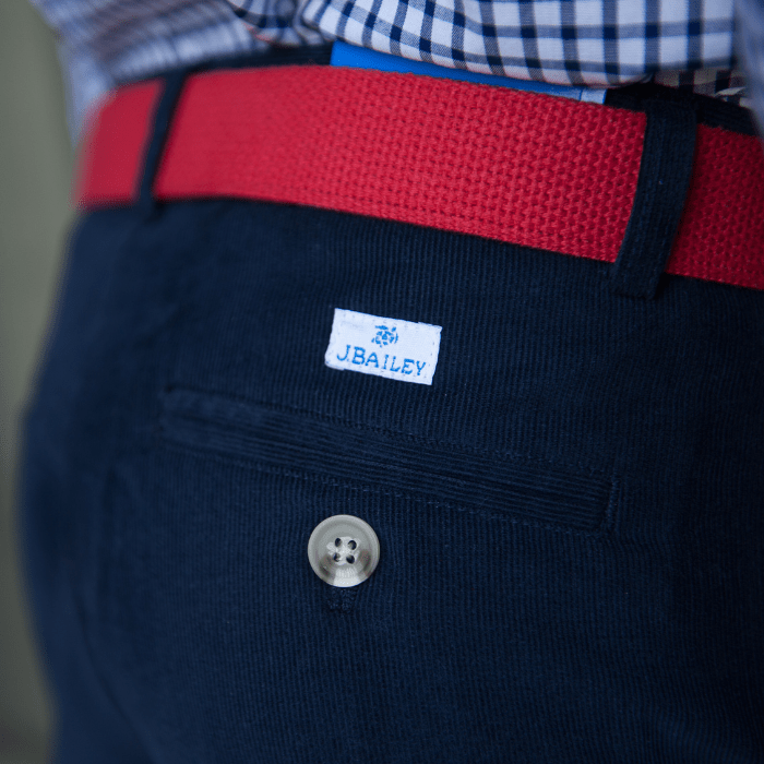 Bailey Boys Bailey Boys Champ Corduroy Pants in Navy - Little Miss Muffin Children & Home
