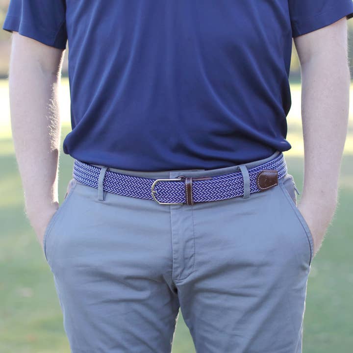The Ponte Vedra Woven Stretch Belt