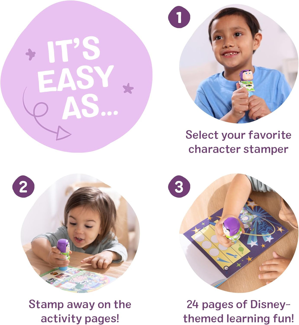 Melissa & Doug Sticker WOW! Activity Pad & Sticker Stamper Buzz Lightyear - Little Miss Muffin Children & Home
