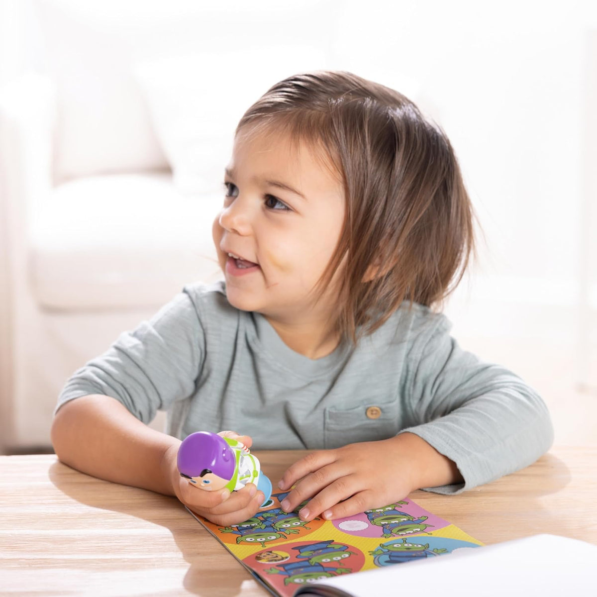 Melissa & Doug Sticker WOW! Activity Pad & Sticker Stamper Buzz Lightyear - Little Miss Muffin Children & Home