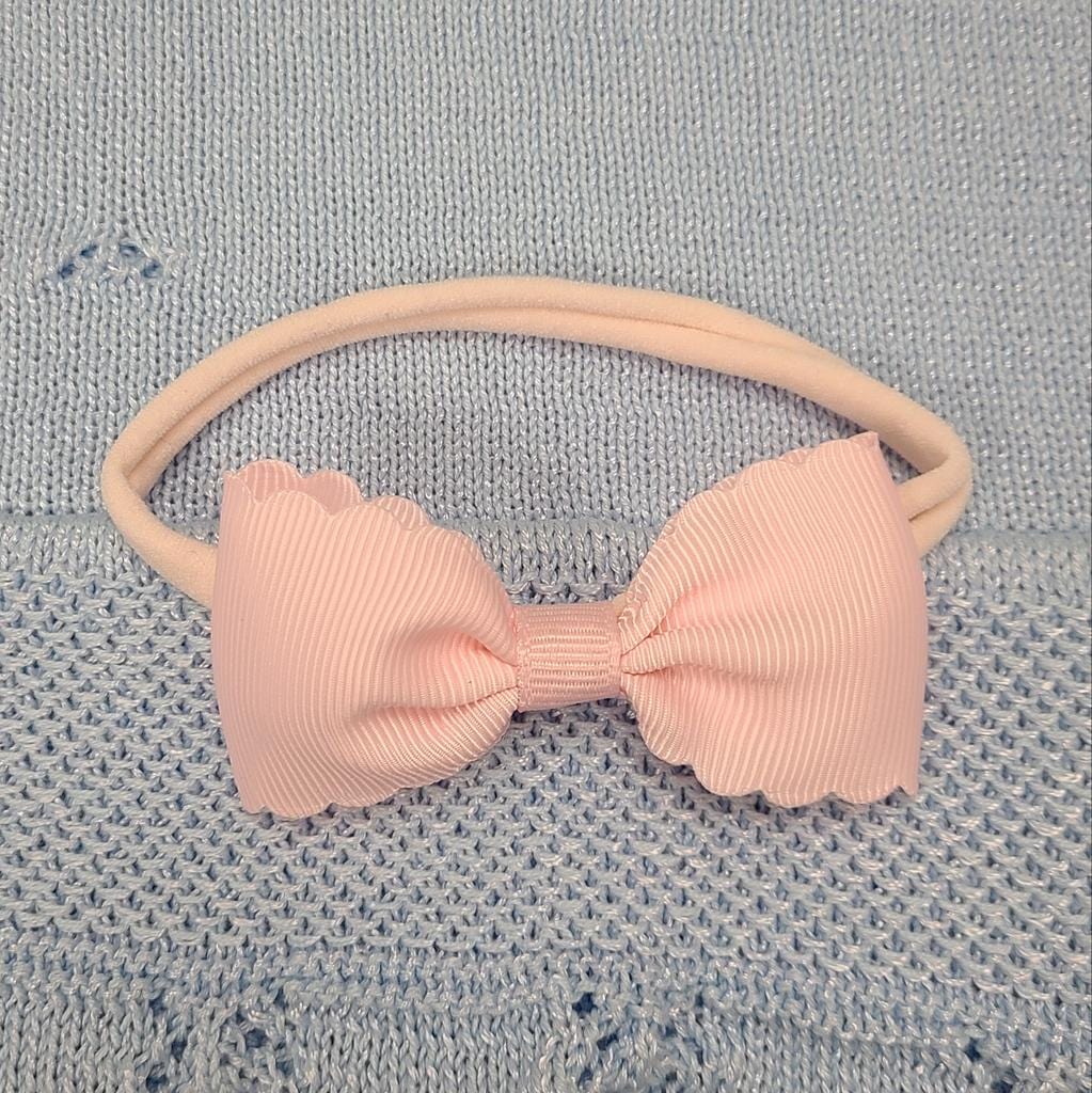 Bows Arts Bows Arts Scallop Bow Baby Headband - Little Miss Muffin Children & Home