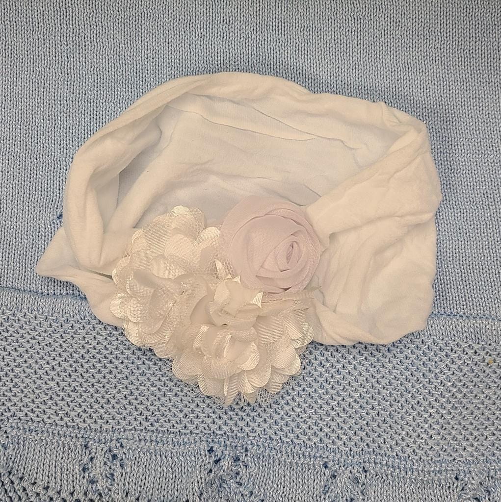 Bows Arts Bows Arts Floral Rosette Baby Headband - Little Miss Muffin Children & Home