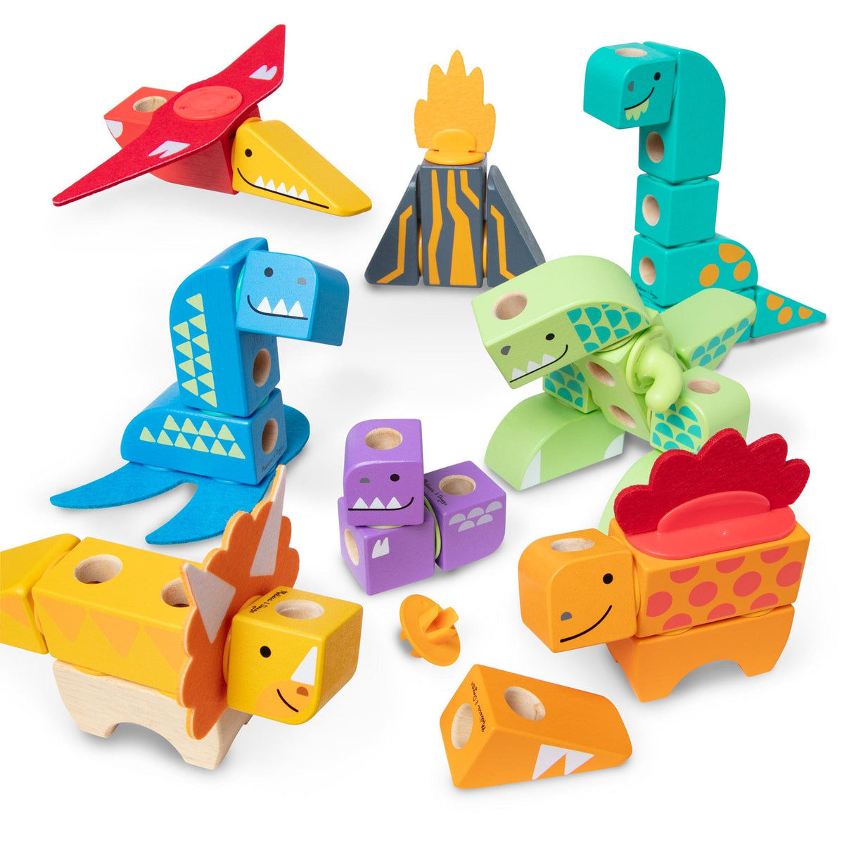 Melissa & Doug Blockable Dinosaur Play Set - Little Miss Muffin Children & Home