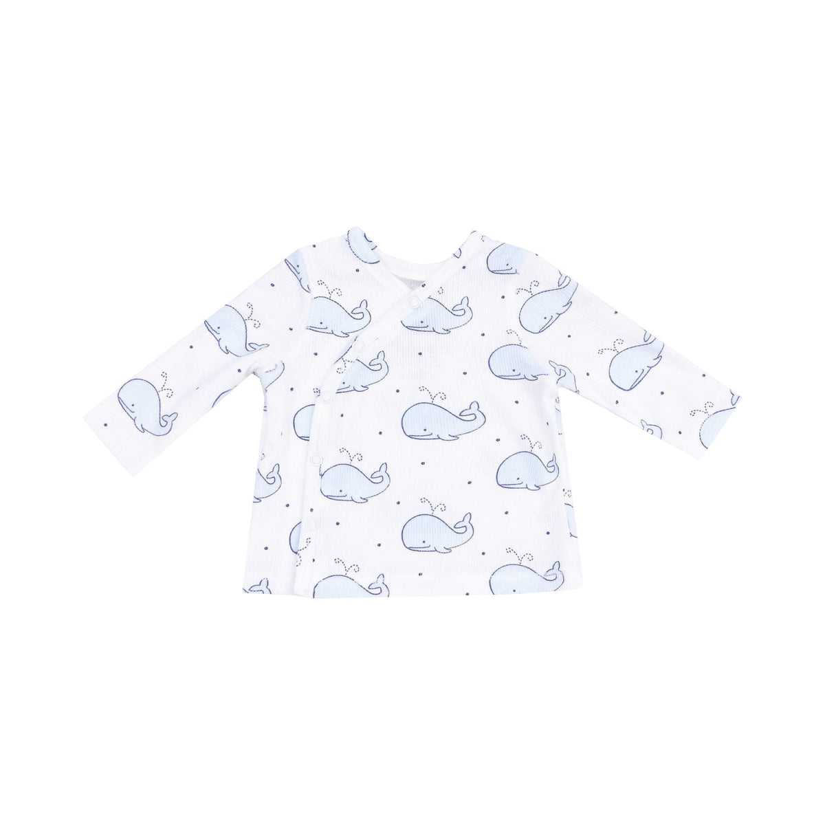 Angel Dear Angel Dear Bubbly Whale Blue Take Me Home Set With Roll Over Cuff Pant - Little Miss Muffin Children & Home