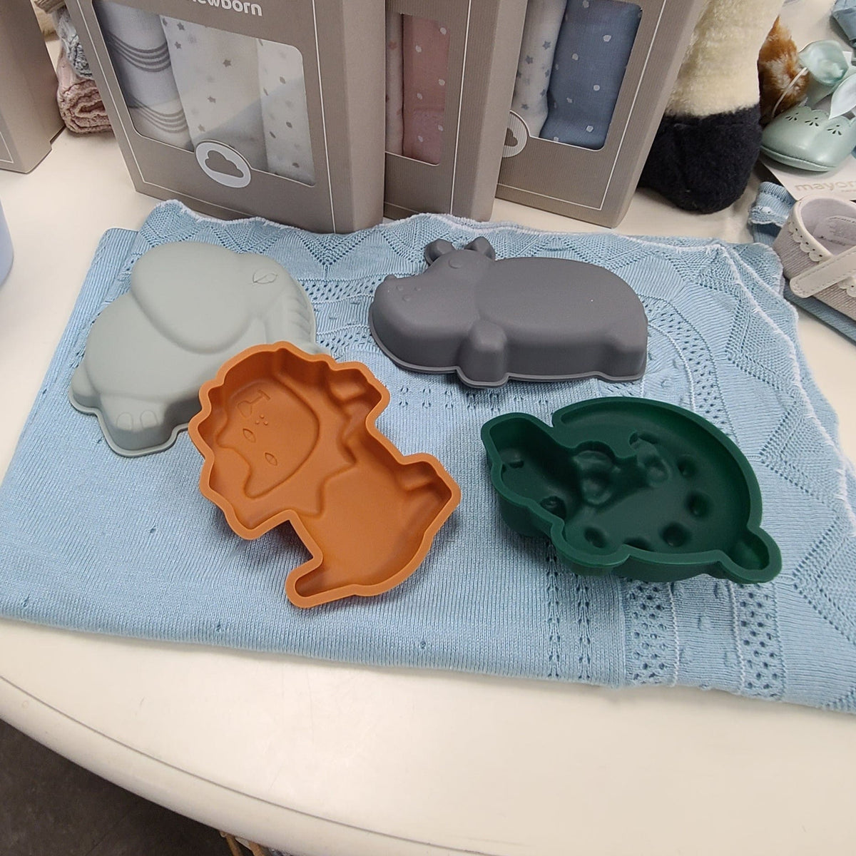 Sunshine Sunshine Safari Animals Silicone Sand Toy Molds 4 Piece Set - Little Miss Muffin Children & Home