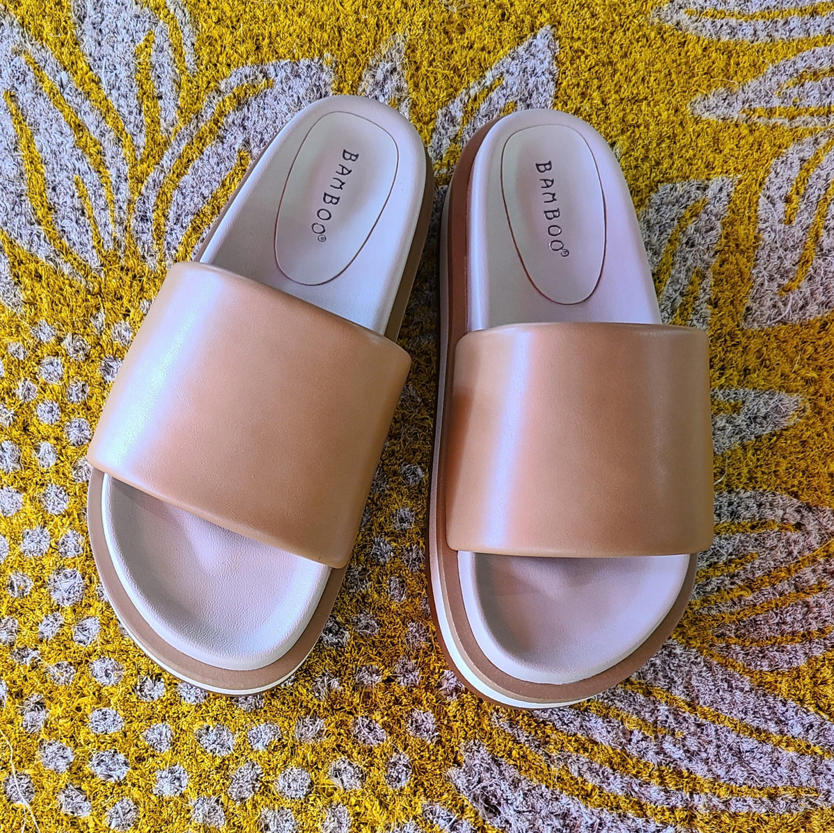 Ccocci Ccocci Cake Stripe Layered Platform Sole Slide - Little Miss Muffin Children & Home