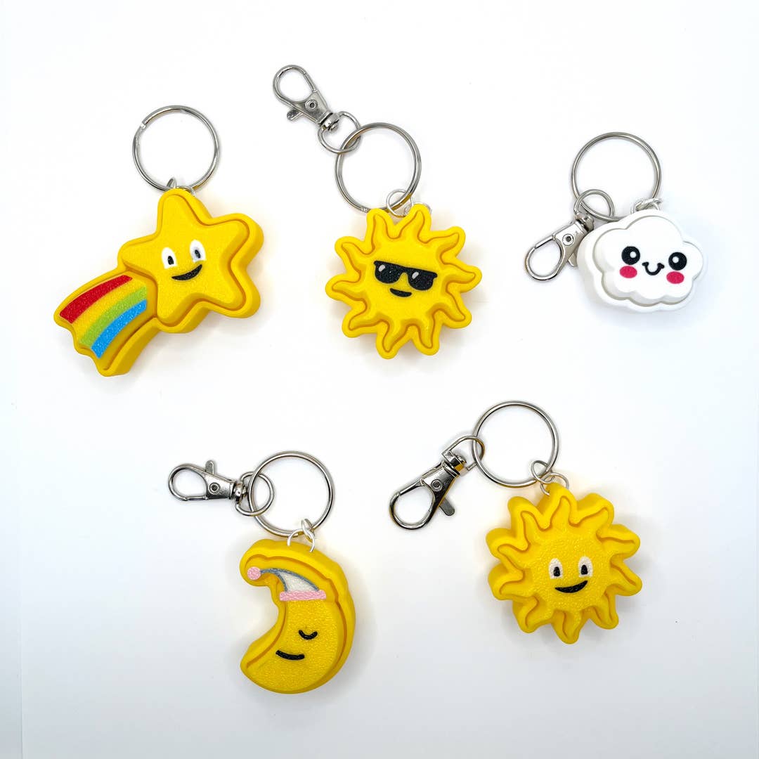 PYE Games Sky Clicker Keychain, 6 Available Styles - Little Miss Muffin Children & Home