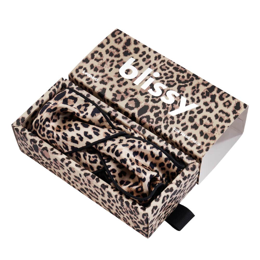 Blissy Blissy Leopard Silk Head Piece - Little Miss Muffin Children & Home