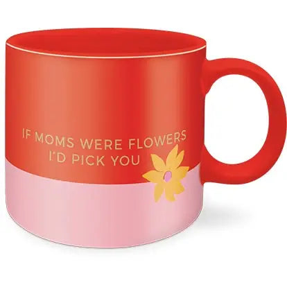Ceramic Mug Modern Mom Colorblock Quote