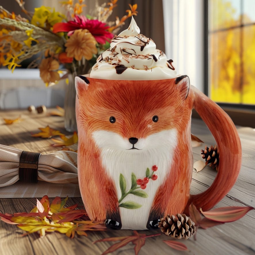 Certified International Certified International Woodland Critters Fall 3-D Mug 16 oz, 4 Available Styles - Little Miss Muffin Children & Home